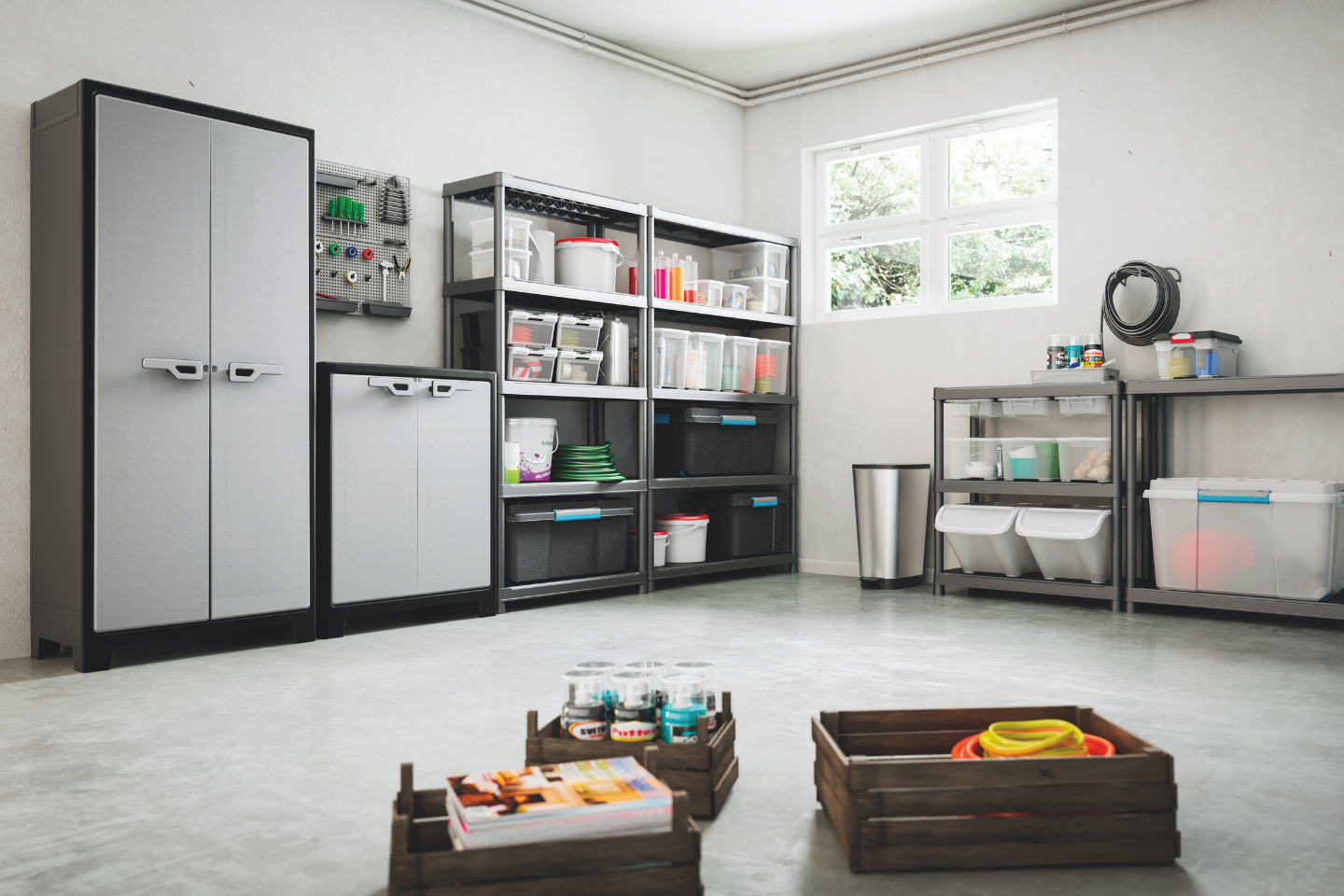 CABINETS AND SHELVING