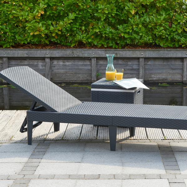 Jaipur sun lounger by keter sale