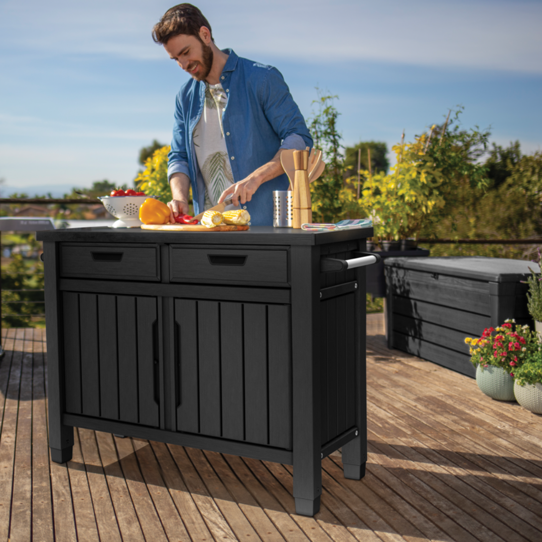 Outdoor Buffet Storage Cabinet