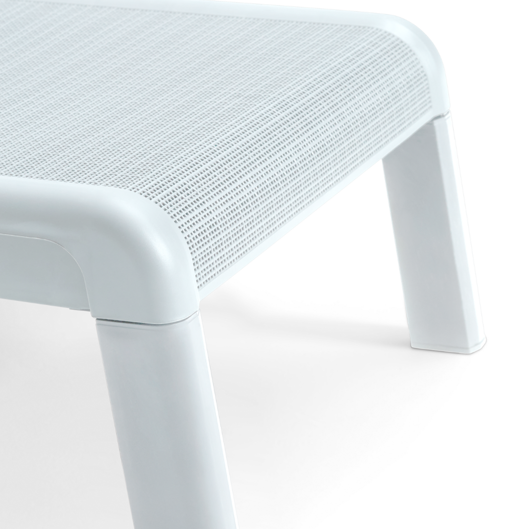Set of 2: Mallorca Sun Loungers - White