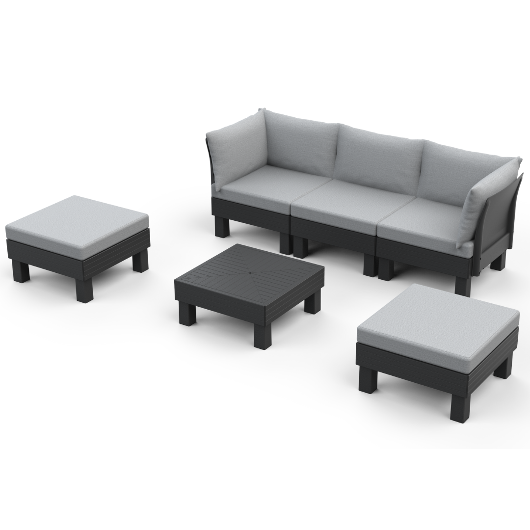 Elements 5 Seater Modular Lounge Set