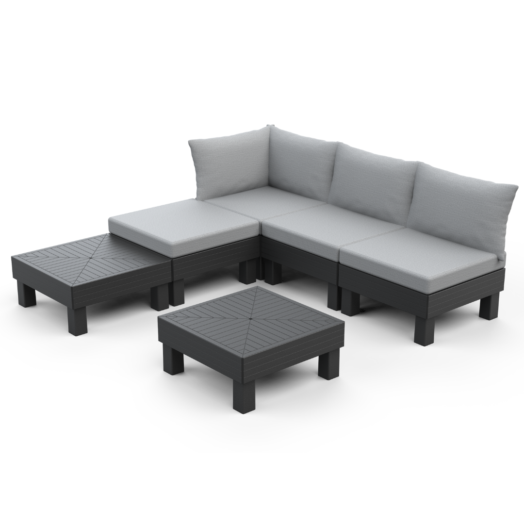 Elements 5 Seater Modular Lounge Set | PREORDER NOVEMBER