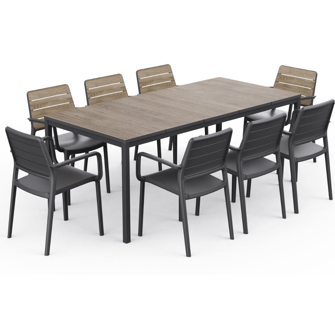 Porto Nova 8-Seater Extendable Dining Set | PREORDER AUGUST