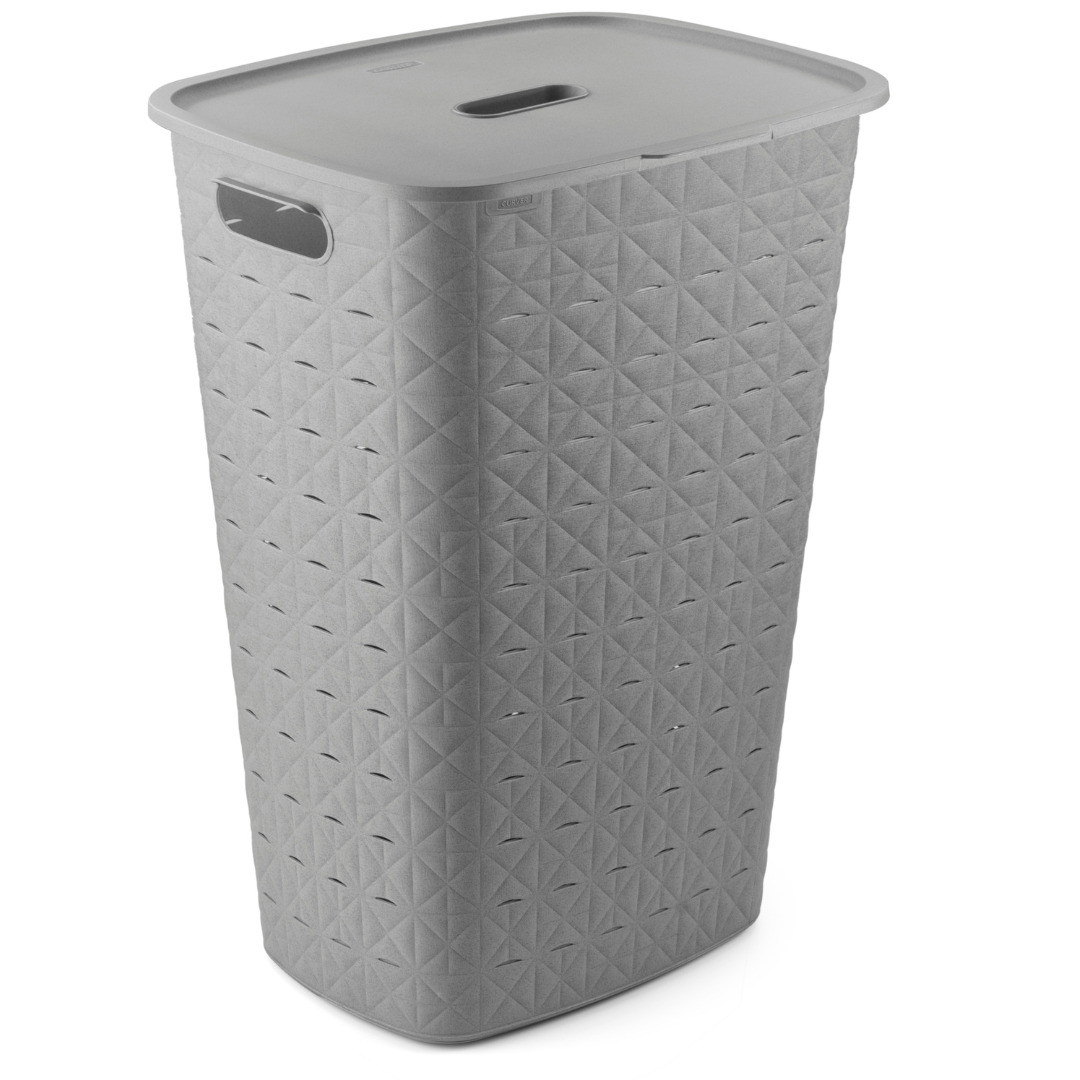 Softex Laundry Hamper Taupe | Slim Laundry Storage