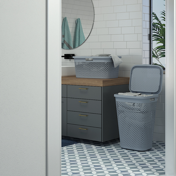 Pure Laundry Hamper Blue Keter SA