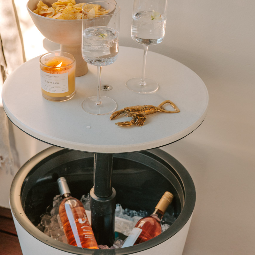 Cool Bar: White Stone + Grey