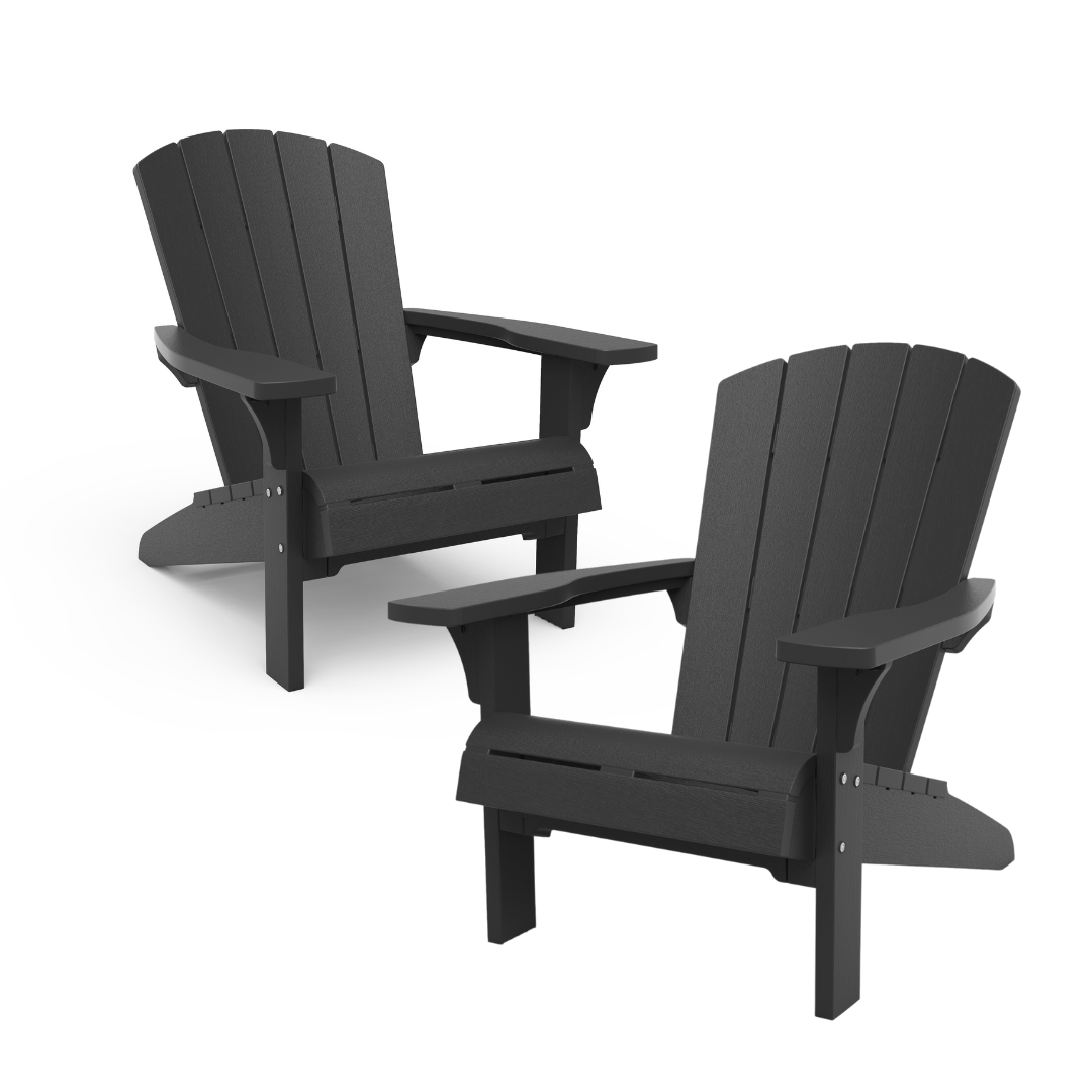 Troy Adirondack Chair - Graphite 2 Pack