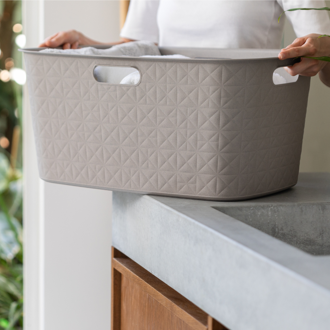 Softex Laundry Basket - Taupe