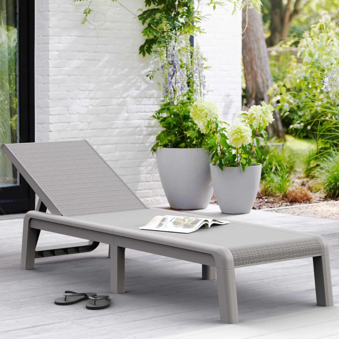 Atlas Sun Lounger - Soft Beige | PREORDER AUGUST