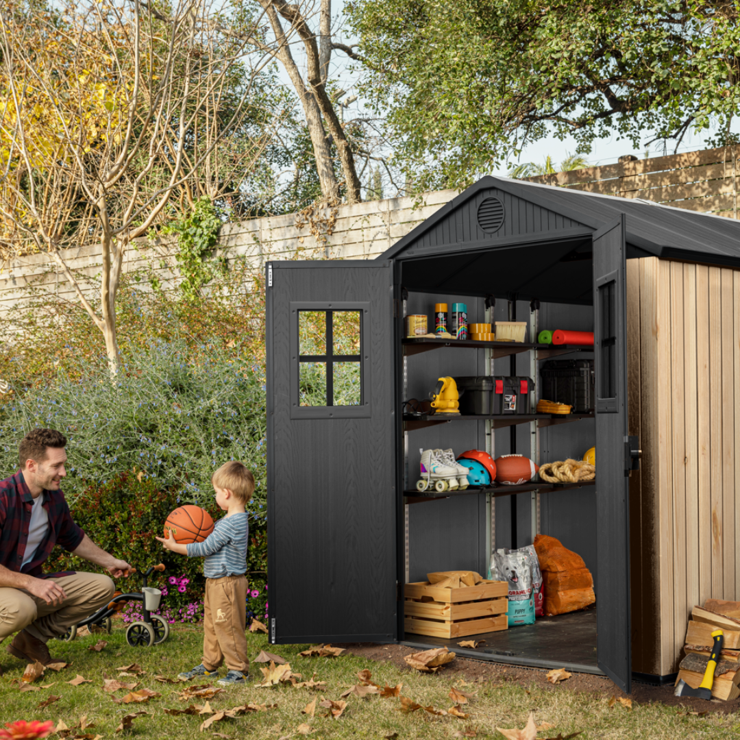 Carolina 6x8ft (1.9m x 2.4m) Shed Pine | PREORDER SEPTEMBER