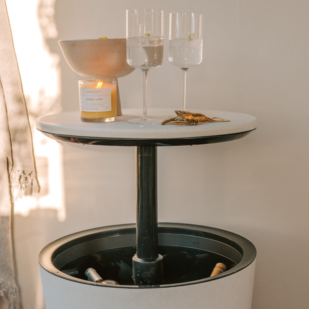 Cool Bar: White Stone + Grey