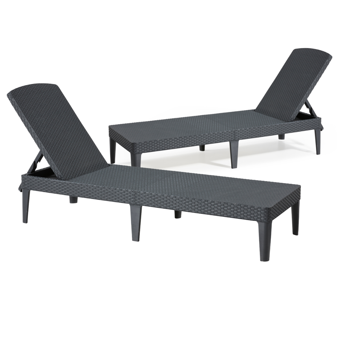Set of 2: Jaipur Sun Loungers