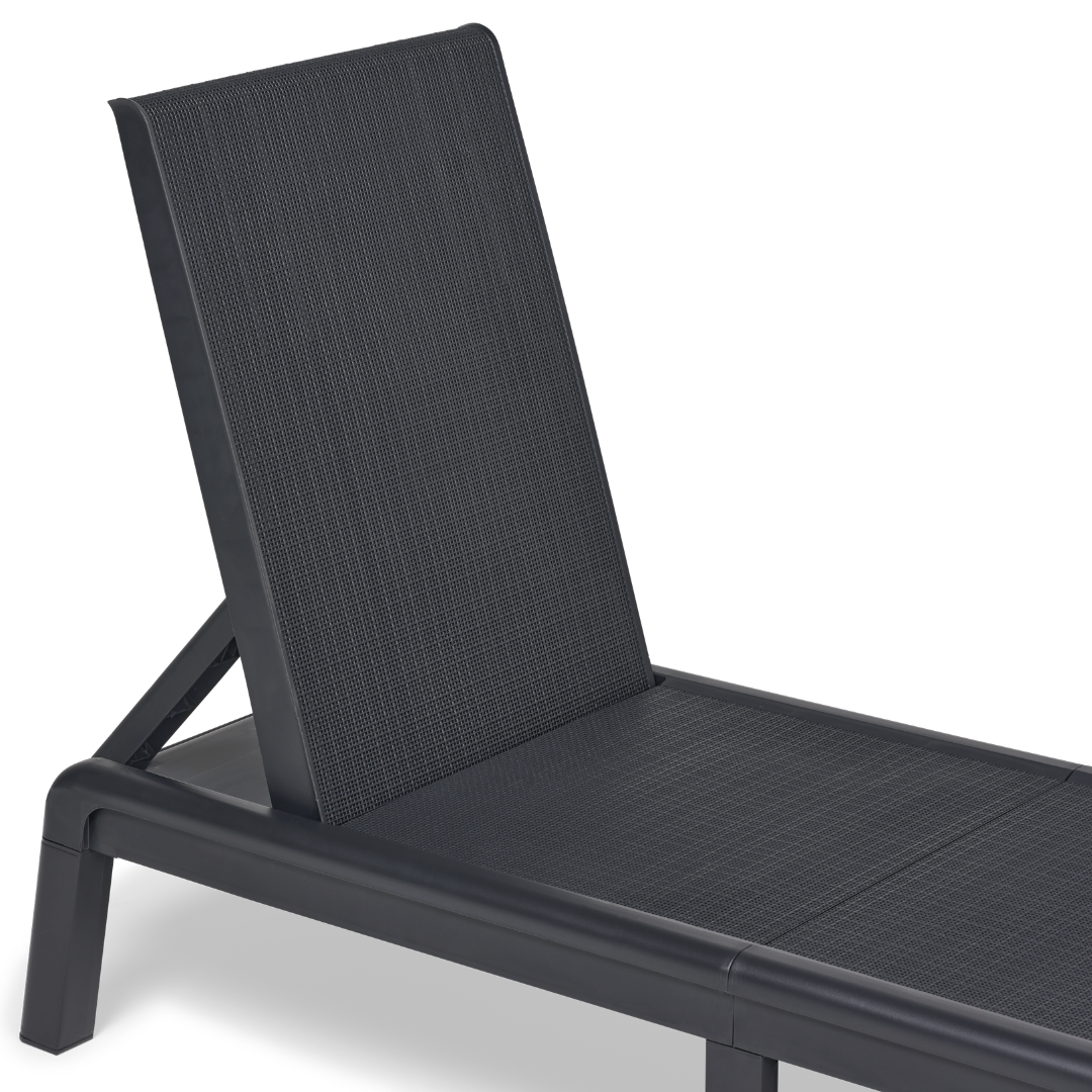 Atlas Sun Lounger - Graphite