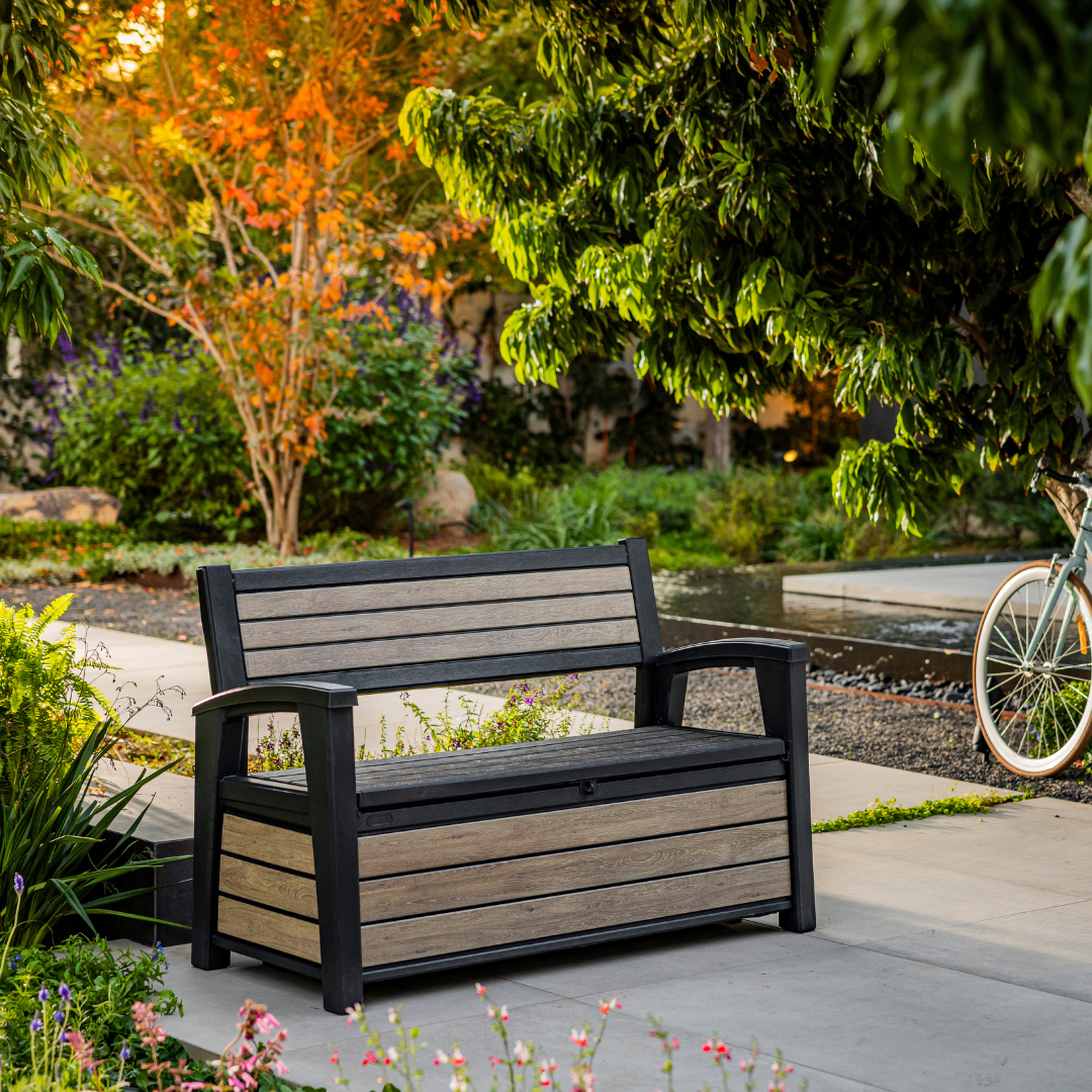 Signature 165G Garden Storage Bench Oak