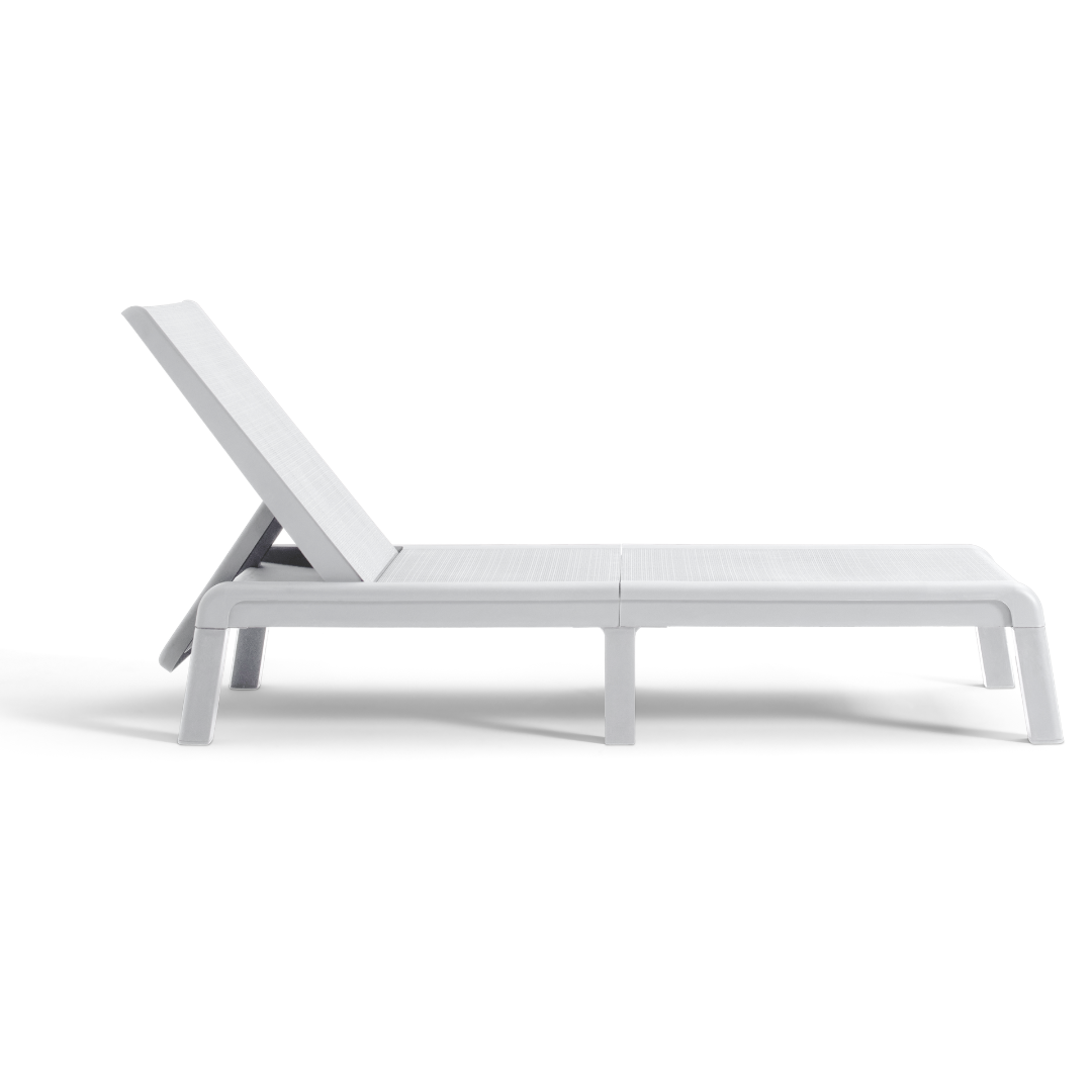 Set of 2: Mallorca Sun Loungers - White