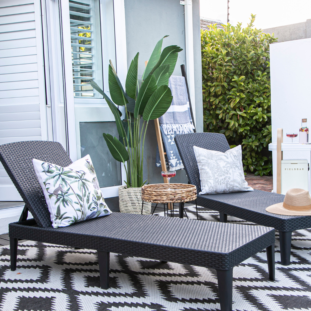 Set of 2: Jaipur Sun Loungers