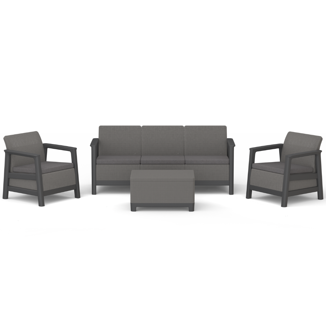 Scandi Linea Lounge Set - Graphite | PREORDER AUGUST
