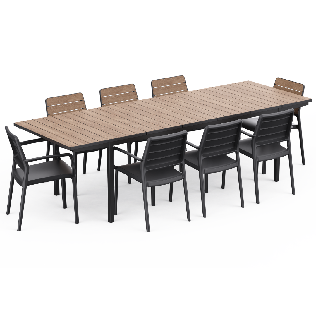 Porto Nova 8-Seater Extendable Dining Set | PREORDER AUGUST