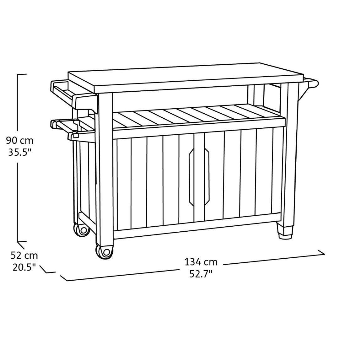Unity XL Braai Prep & Serve - Pine | PREORDER NOVEMBER