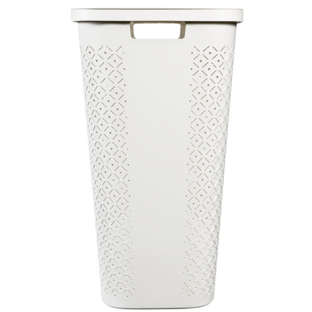 Terrazzo Laundry Hamper - White