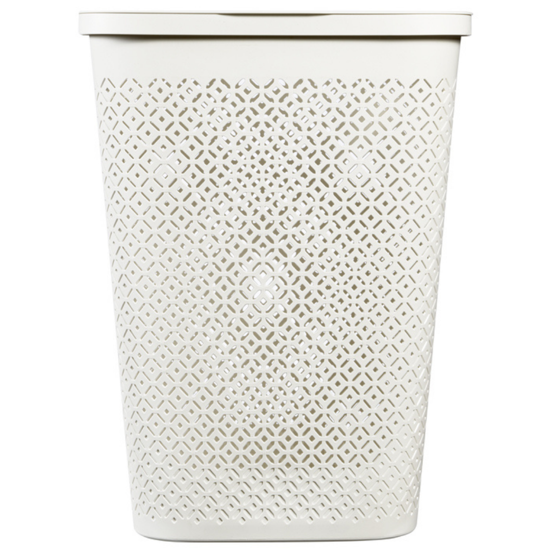 Terrazzo Laundry Hamper - White
