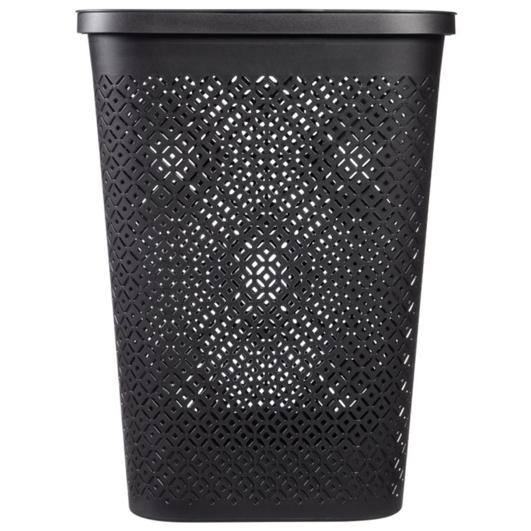 Terrazzo Laundry Hamper - Black
