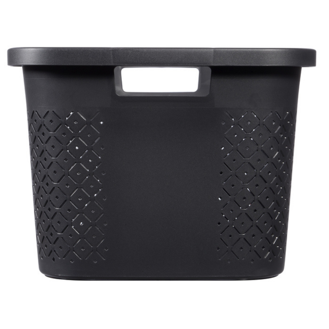 Terrazzo Laundry Basket - Black
