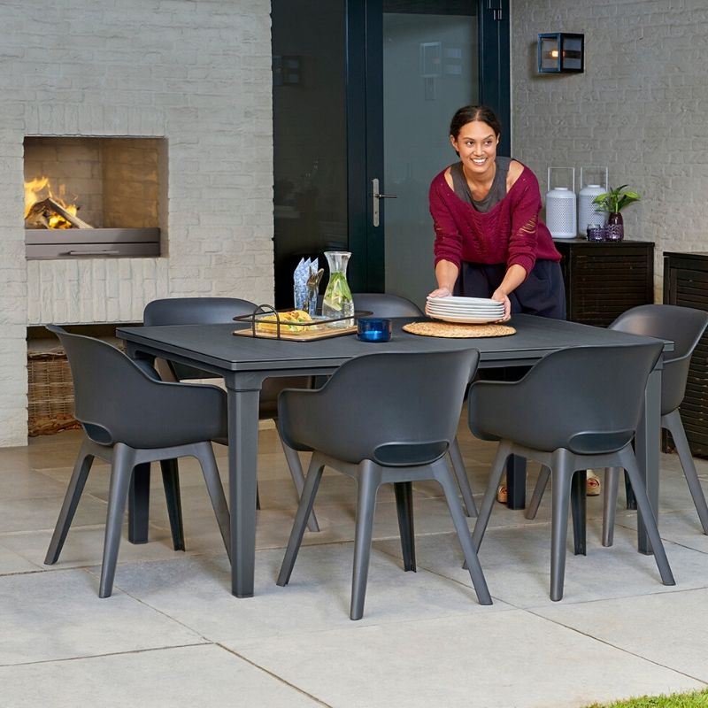 Futura Dining Table - Graphite