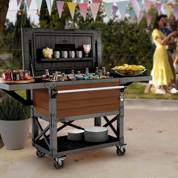 Patio cooler on deals wheels