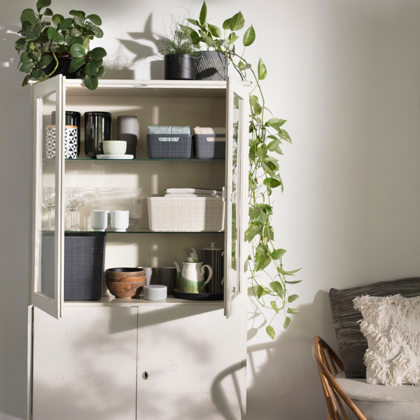 Jute Storage Basket Grey Keter SA