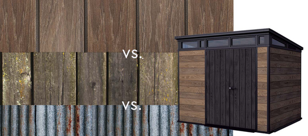 Which material is best for a garden shed?
