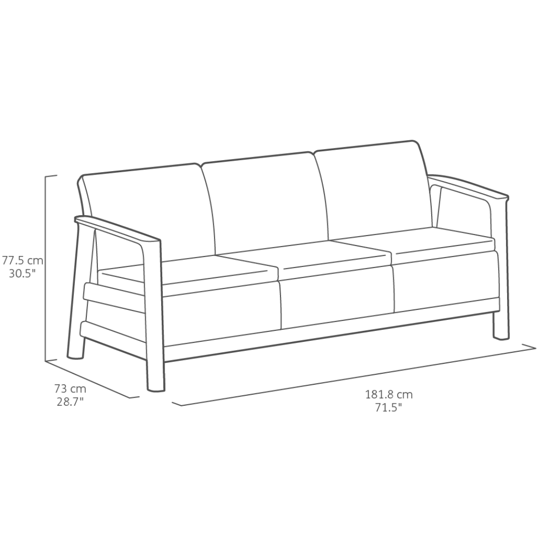 Scandi Linea Lounge Set - Soft Beige | PREORDER AUGUST