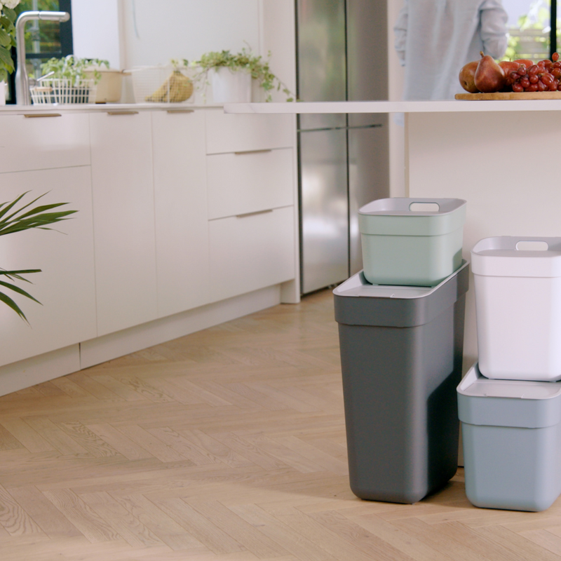 Pattumiera Curver Ready To Collect 30L - Verde | 100% Riciclata | Modulare Per Raccolta Differenziata - Foto 9