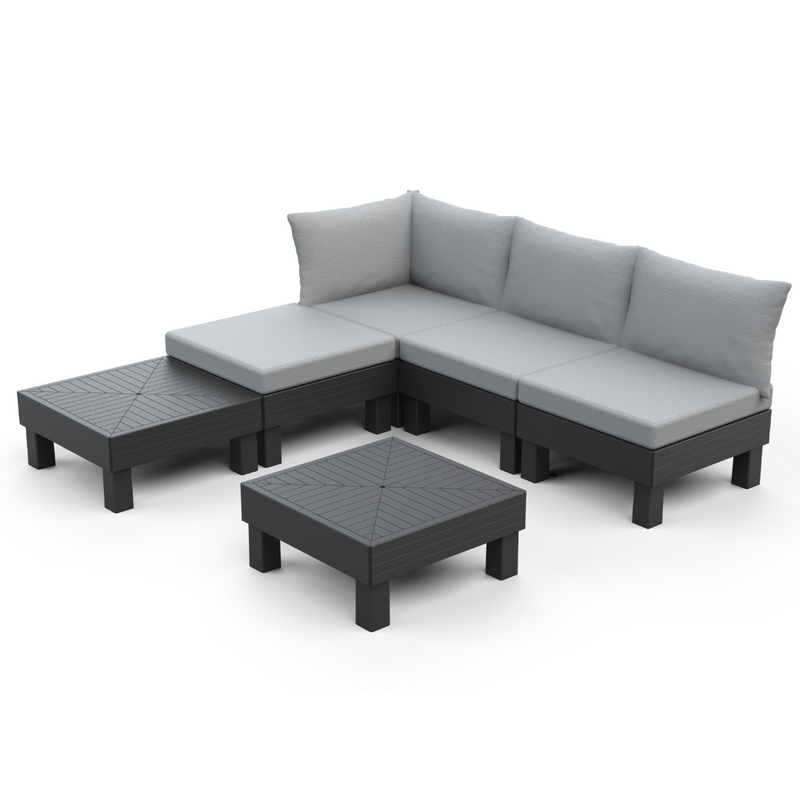 Elements 5 Seater Modular Lounge Set | Preorder October