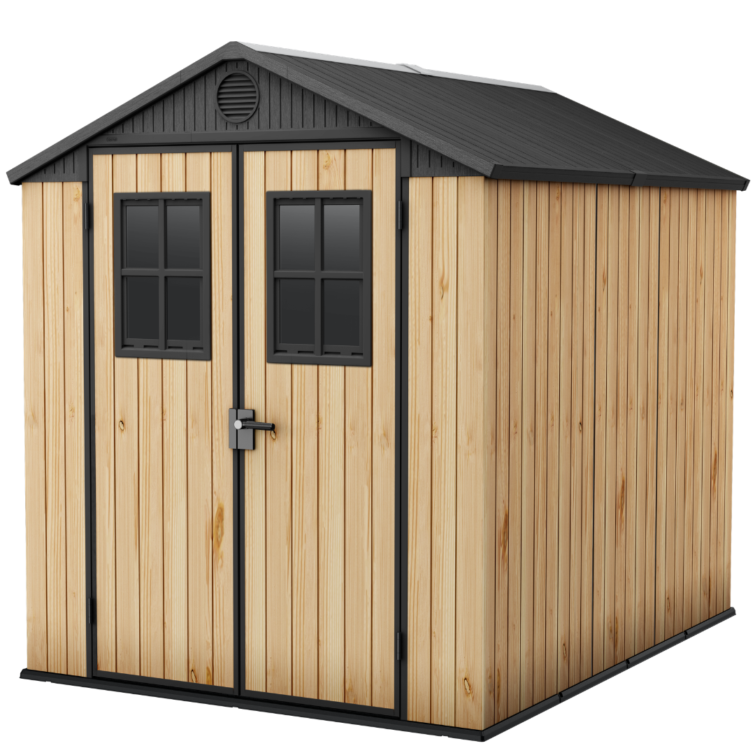 Carolina 6x8ft (1.9m x 2.4m) Shed Pine | PREORDER SEPTEMBER