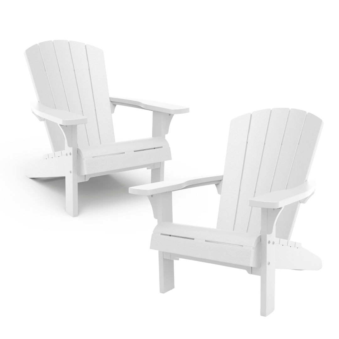 Troy Chair 2 Pack - White