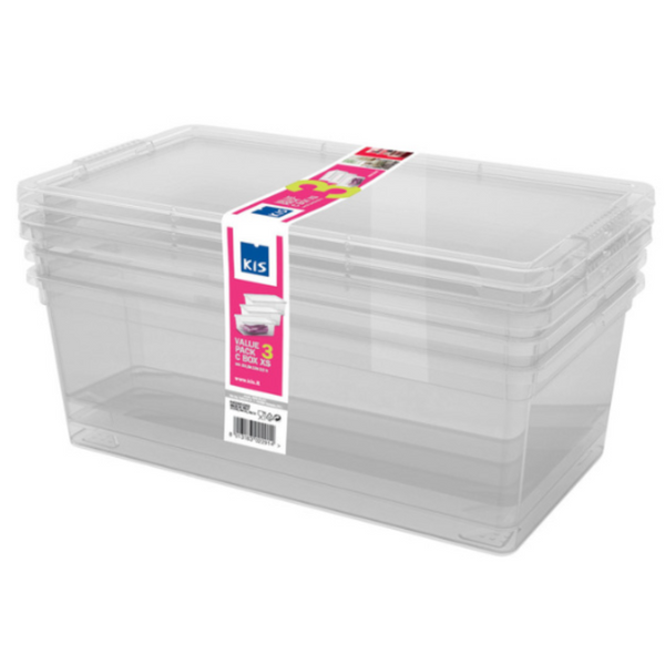 Set of 3 Clear Storage Boxes | PREORDER JANUARY