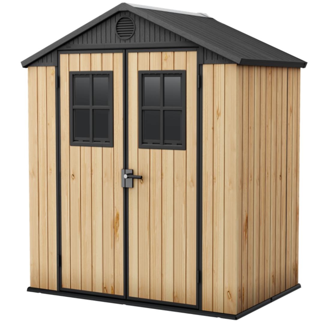 Carolina 6x4ft (1.9m x 1.2m) Shed Pine | PREORDER SEPTEMBER