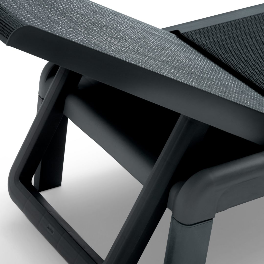 Set of 2: Mallorca Sun Loungers - Graphite