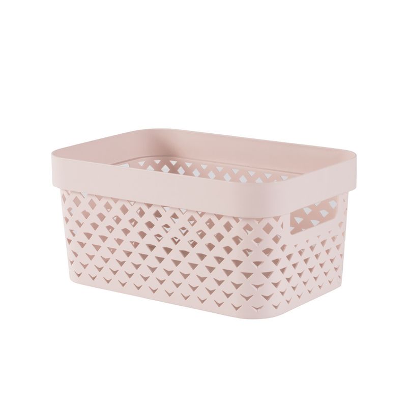 Storage Box Basket Lidded Handle Decorative Curver S M L Size 4