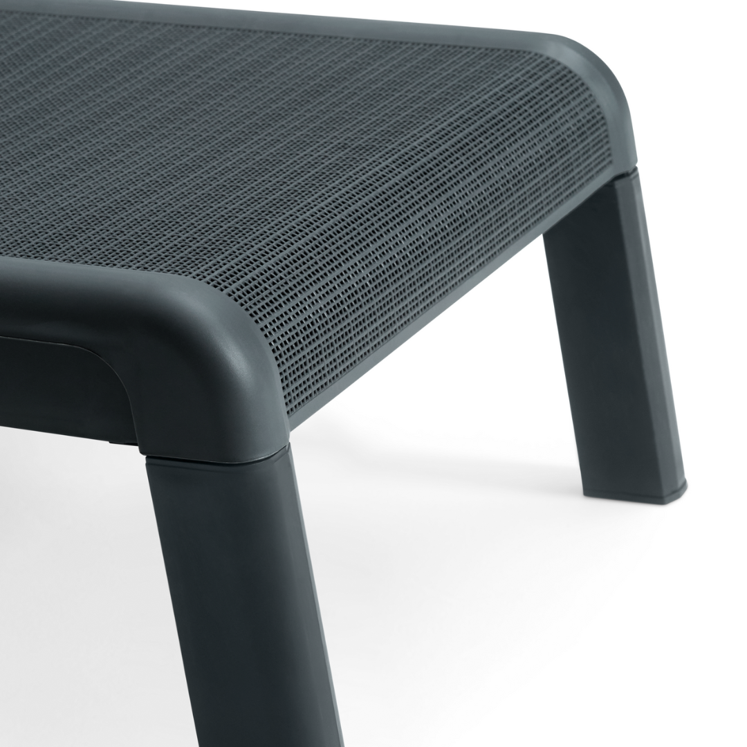 Set of 2: Mallorca Sun Loungers - Graphite