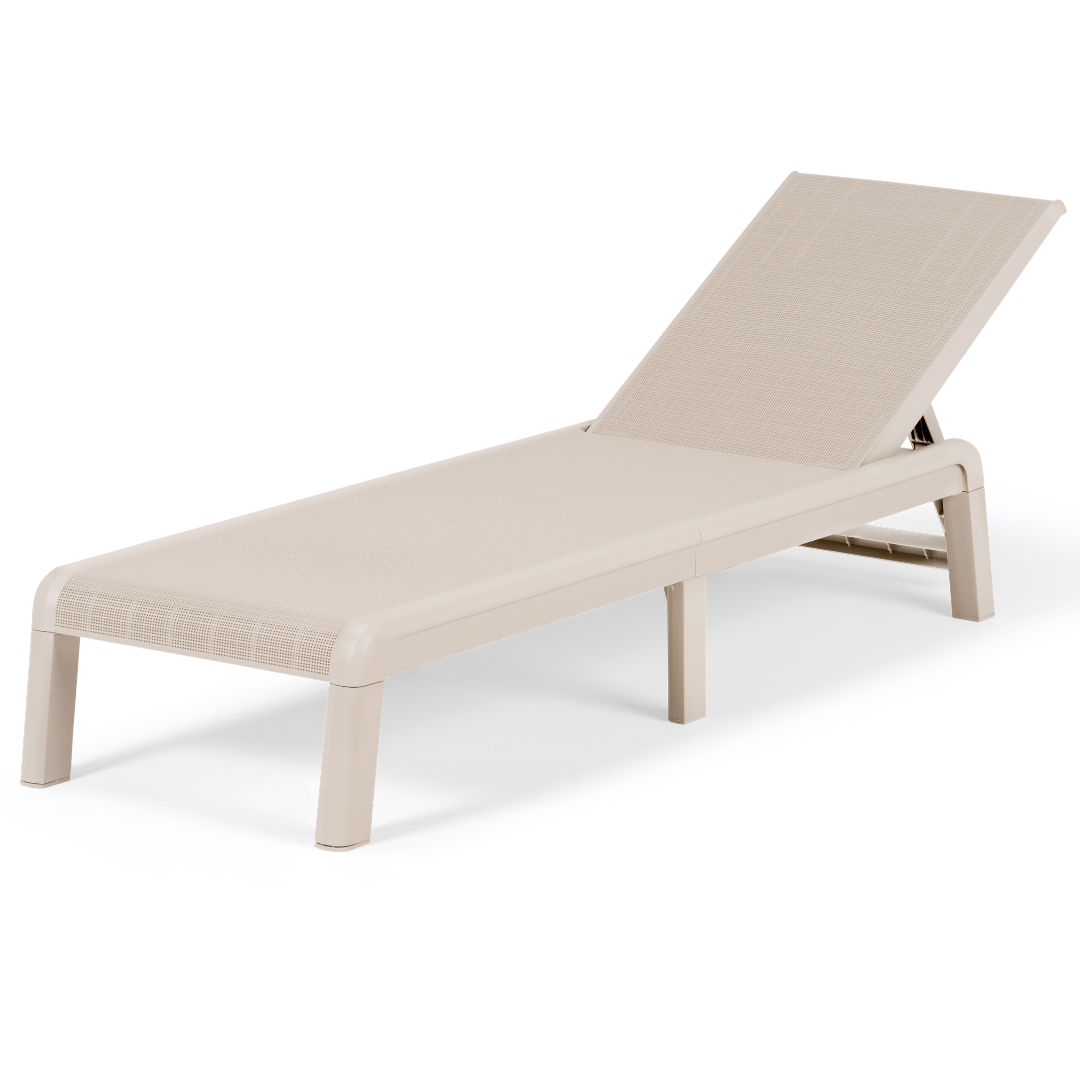 Atlas Sun Lounger - Soft Beige | PREORDER AUGUST