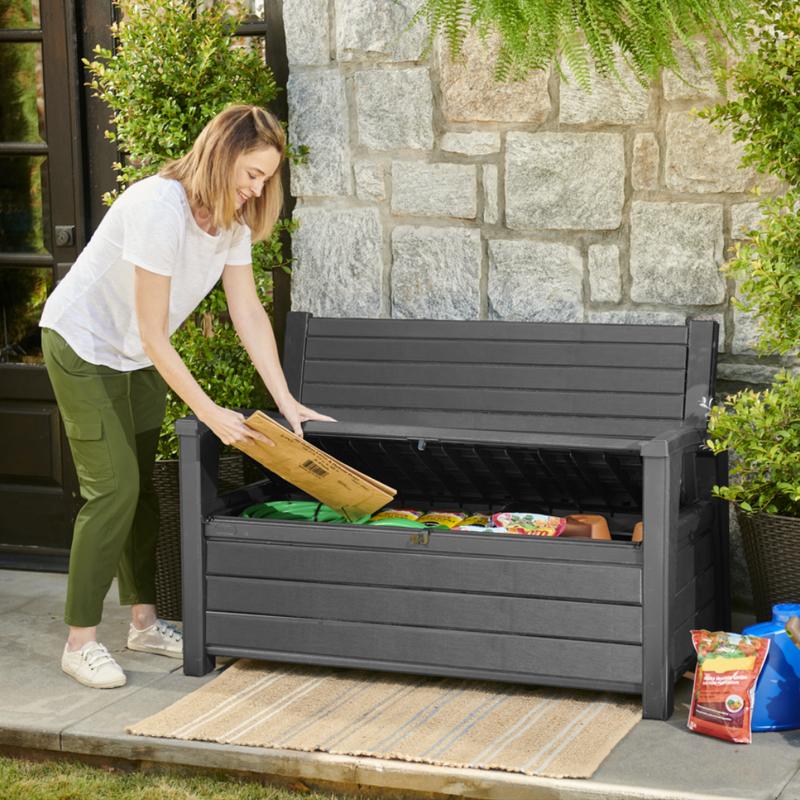 Keter storage seat deals