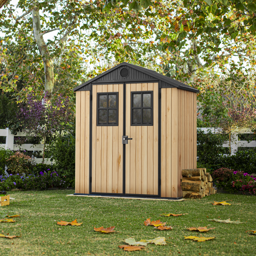 Carolina 6x4ft (1.9m x 1.2m) Shed Pine | PREORDER SEPTEMBER