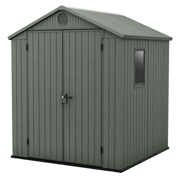 Darwin 6x6ft Shed Green [Builders Warehouse]