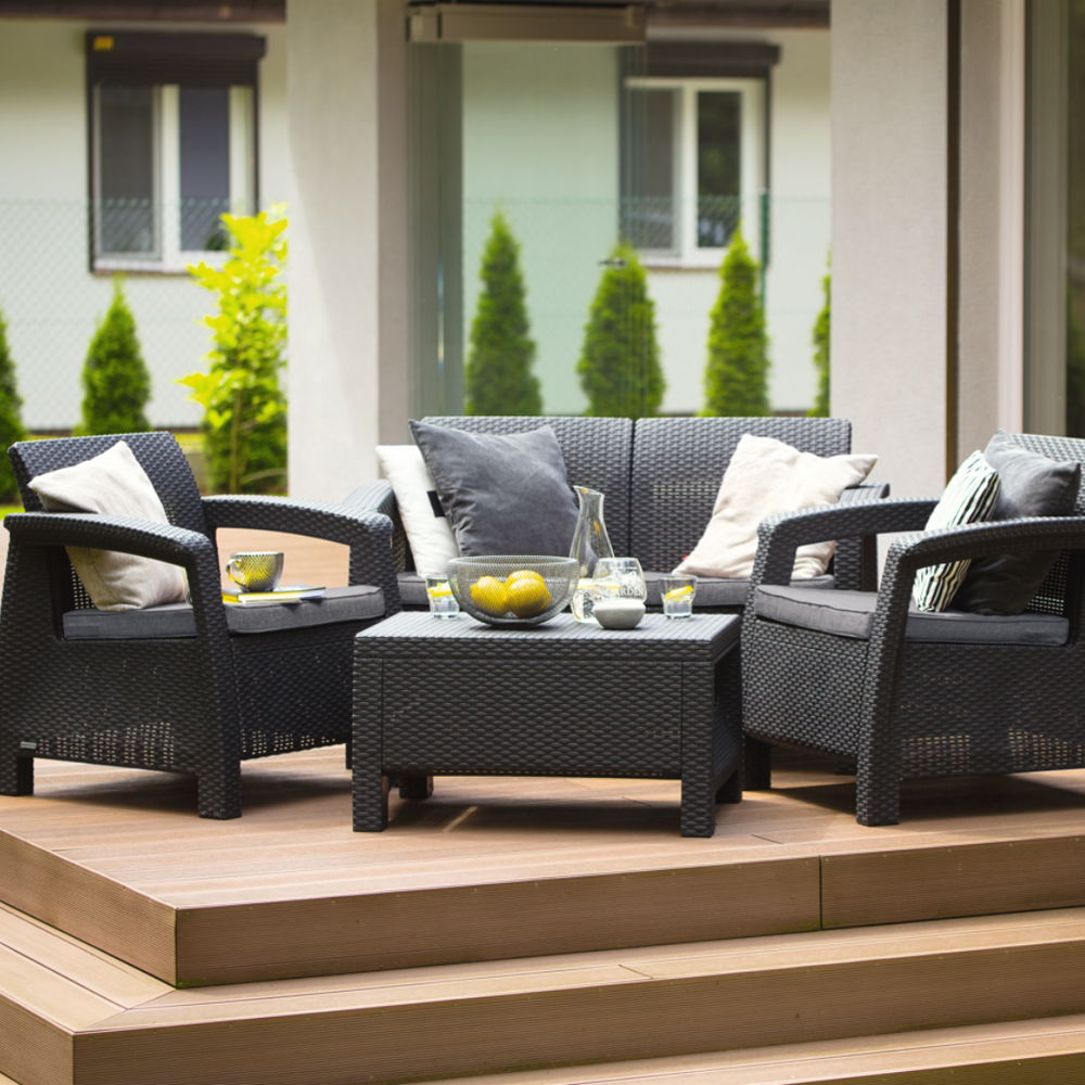 Keter corfu outdoor loveseat hotsell