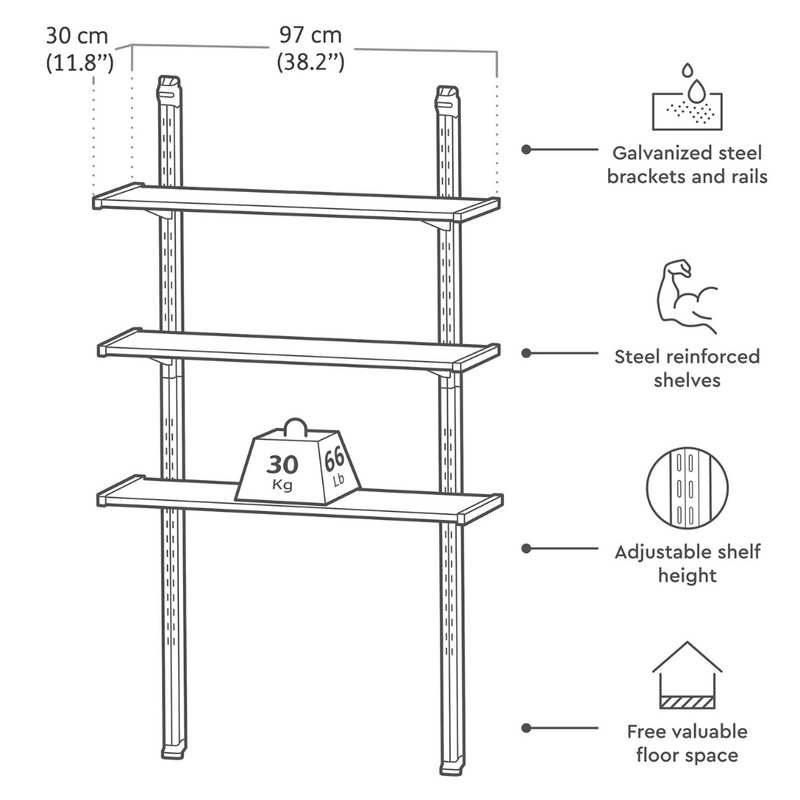 Shelving Kit 100 | PREORDER NOVEMBER