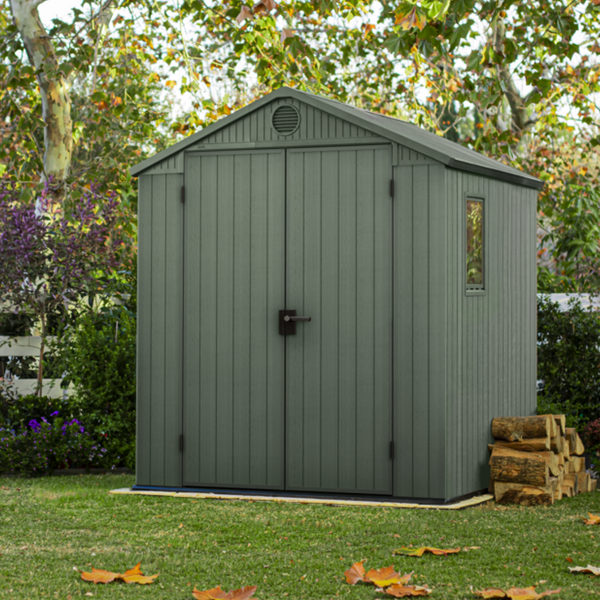 Darwin 6x6ft Shed Green [Builders Warehouse]