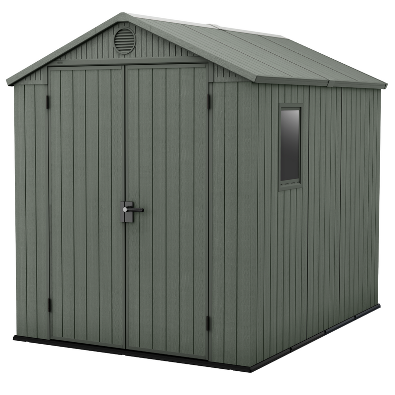 Darwin 6x8ft Shed Green [Builders Warehouse]