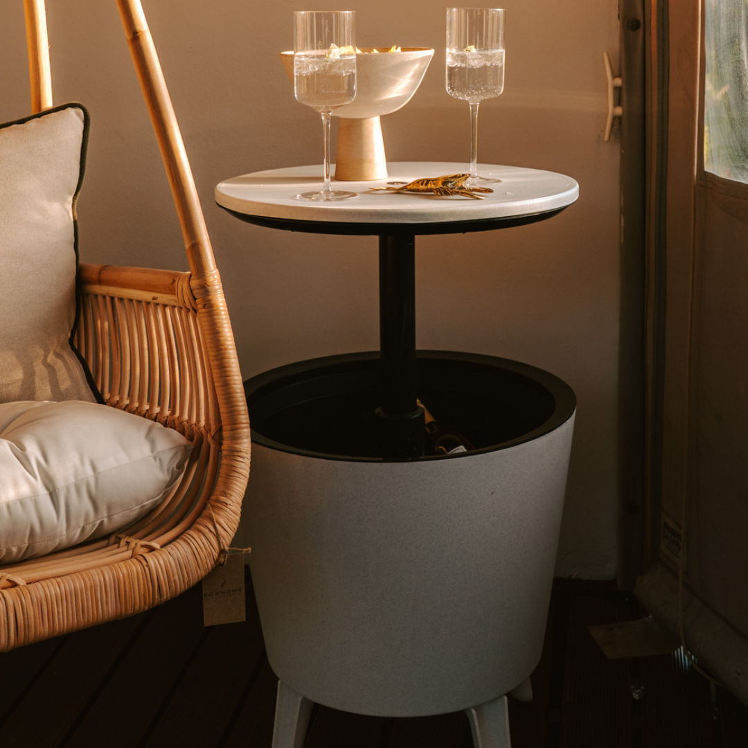 Cool Bar: White Stone + Grey